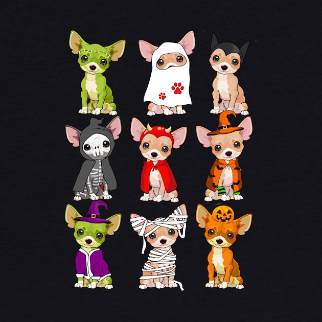 Funny chihuhua Costume Halloween Gift by Bensonn